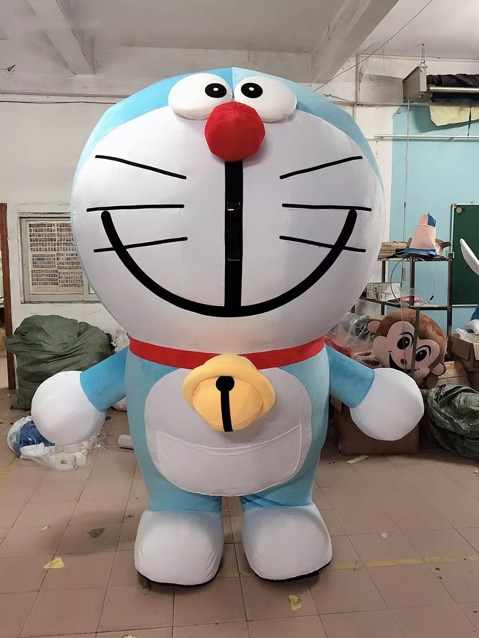 Japan Popular Cartoon Character Doraemon Mascot Costume Inflatable For Sale