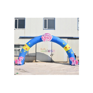 Inflatable Little Cartoon Pony Archway Amusement Stage Decoration Inflatable Arch Events Inflatable Balloon Arches For Party