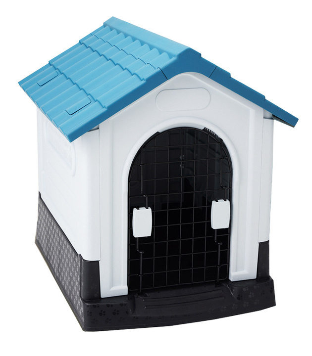 Luxury Dog House Series Outdoor Usage Large Size Removable Rainproof Plastic Dog House With Window