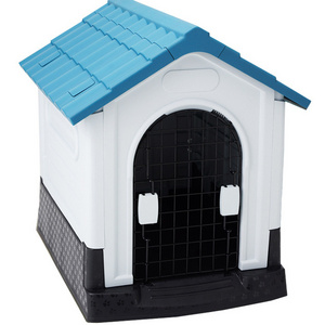 Luxury Dog House Series Outdoor Usage Large Size Removable Rainproof Plastic Dog House With Window