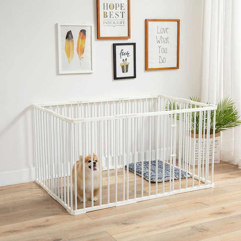 DIY Steel Playpen Fence Pet House For Indoor/Outdoor Pet Cages Carriers Comfortable Cage Pet large dog cage