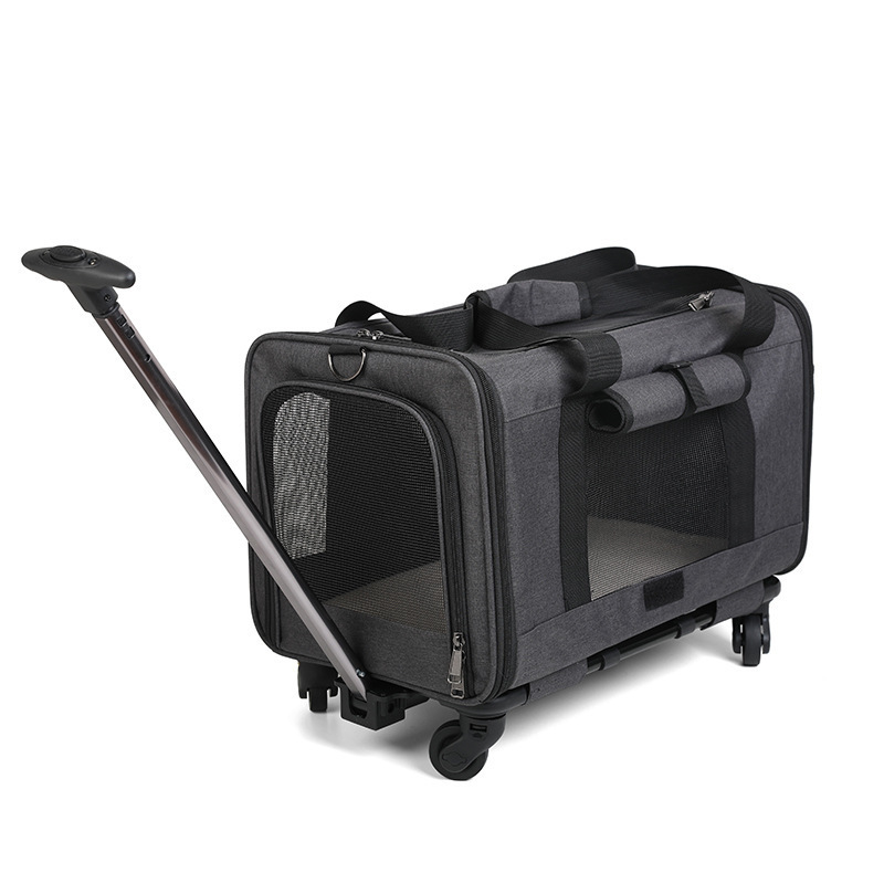 Detachable Travel Carry Breathable Luggage Bag Trolley Pet Carrier Southwest Approved Pet Carrier Pet Stroller Do