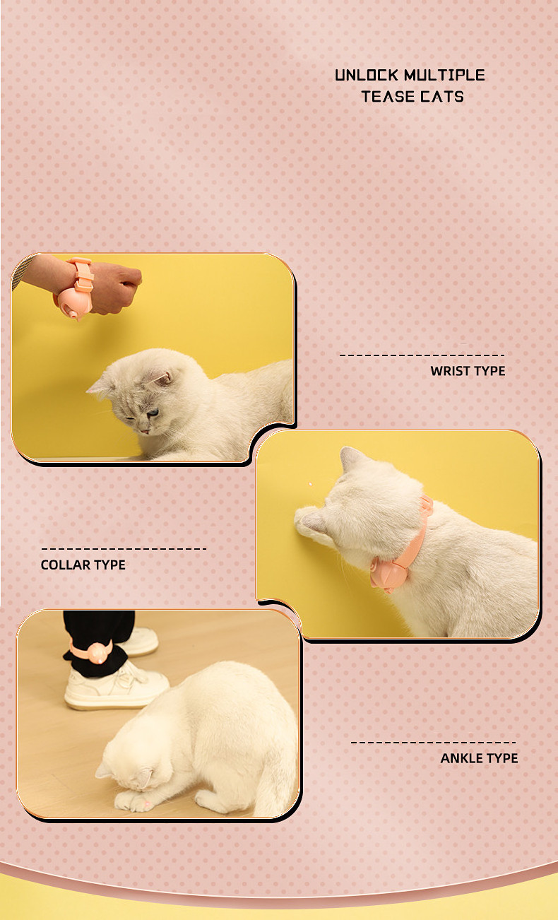 New Product Wholesale amusing Self Entertainment laser cat toy cat toys interactive cat laser collar