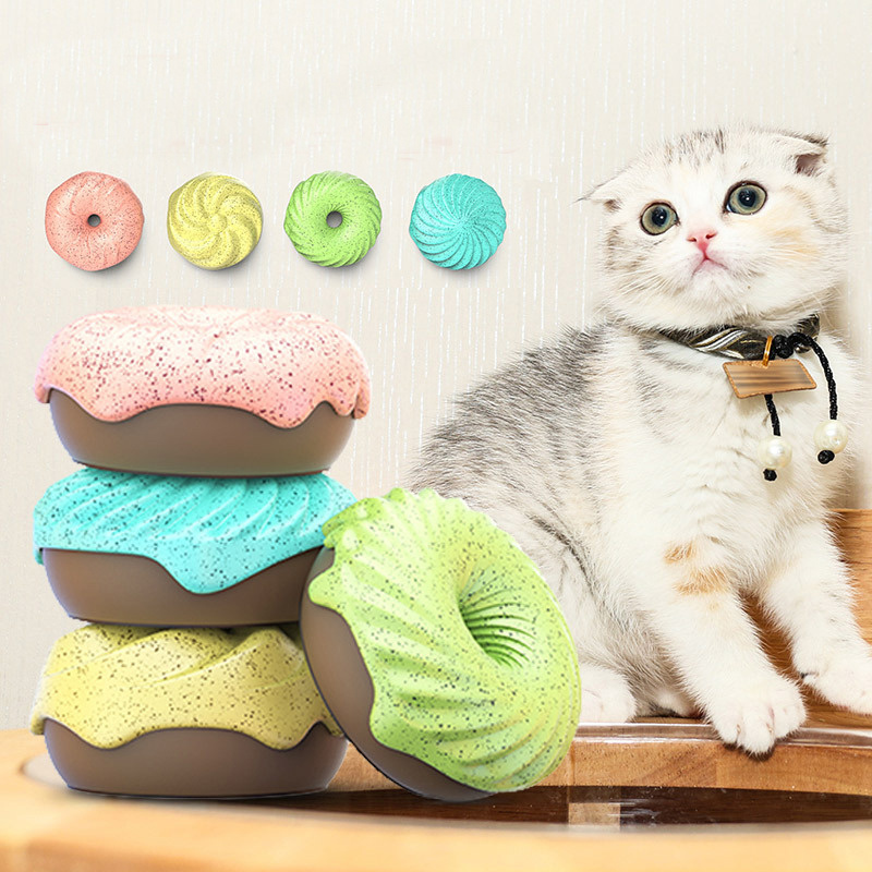 New Style Bathroom Closet Car Room Donut Long lasting Healthy Breath Cage Air Freshener Pet Fragrance Cat Litter Aromatherapy