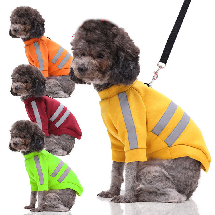 Wholesale Popular Warm Reflective Various Colors Small Neoprene Dog Clothes Pet Accessories