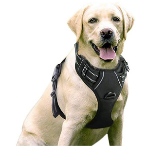 Wholesale Breathable Adjustable Custom Mesh no pull dog harness large dog harness pet backpack harness