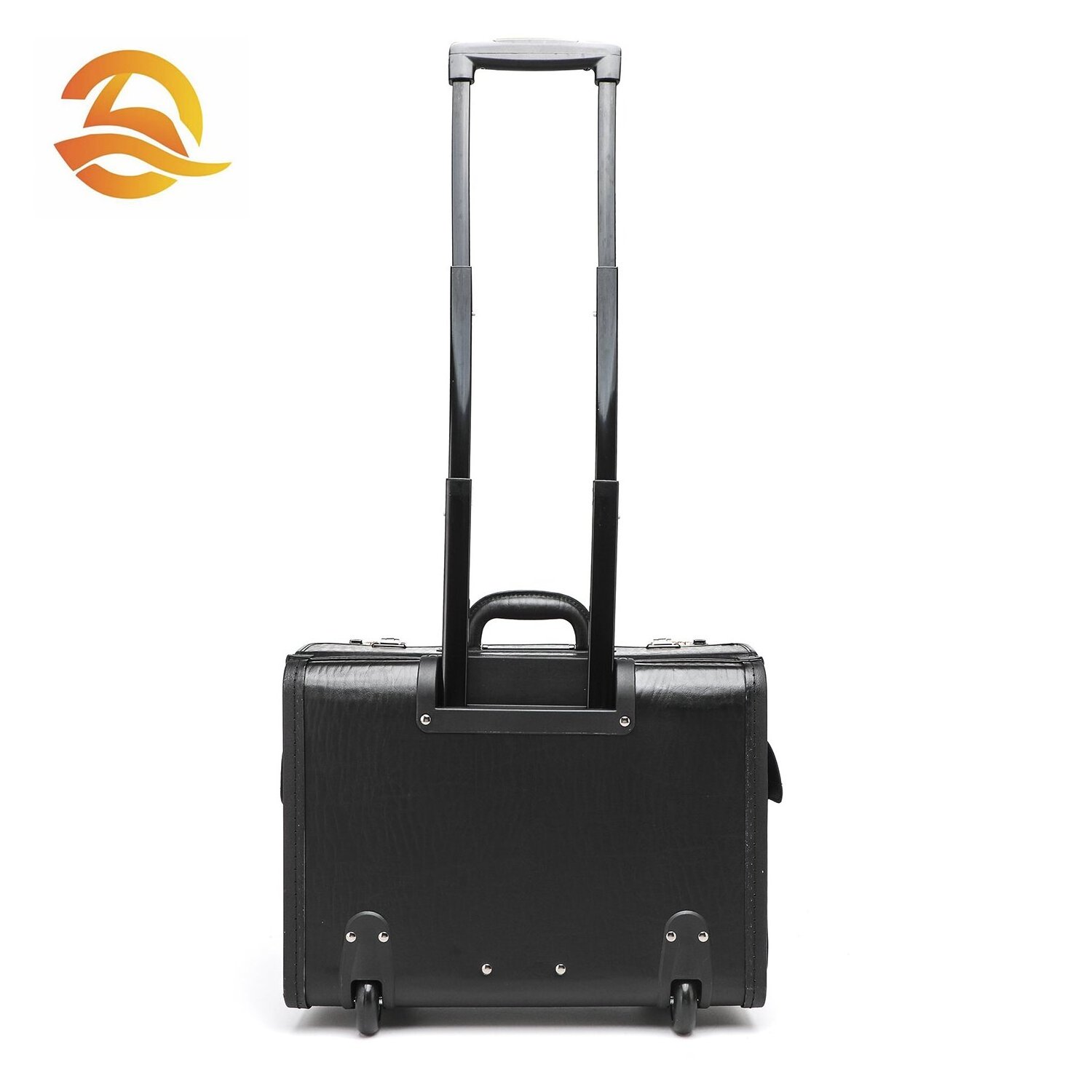 Customized Business Leather Boarding Trolley Box Waterproof Luggage & Travel Bag