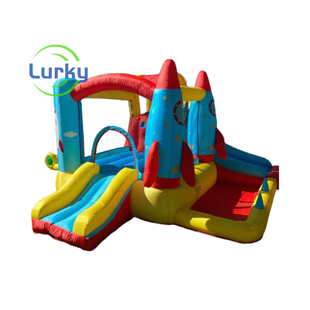 Commercial Mini Pall Pool And Blower White Blow Up Jumper Castle Kids Inflatable Bounce House