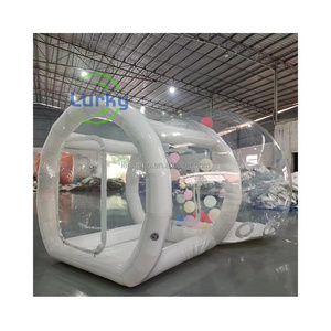 Kids Party Balloons Fun House Giant Transparent Inflatable Ball Transparent PVC Inflatable Water Running Ball