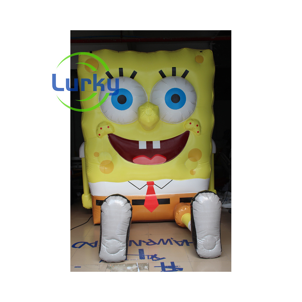 Inflatable Cartoon Characters Giant Advertising Inflatable Animal Cartoon Inflatable Spongebob For Decoration