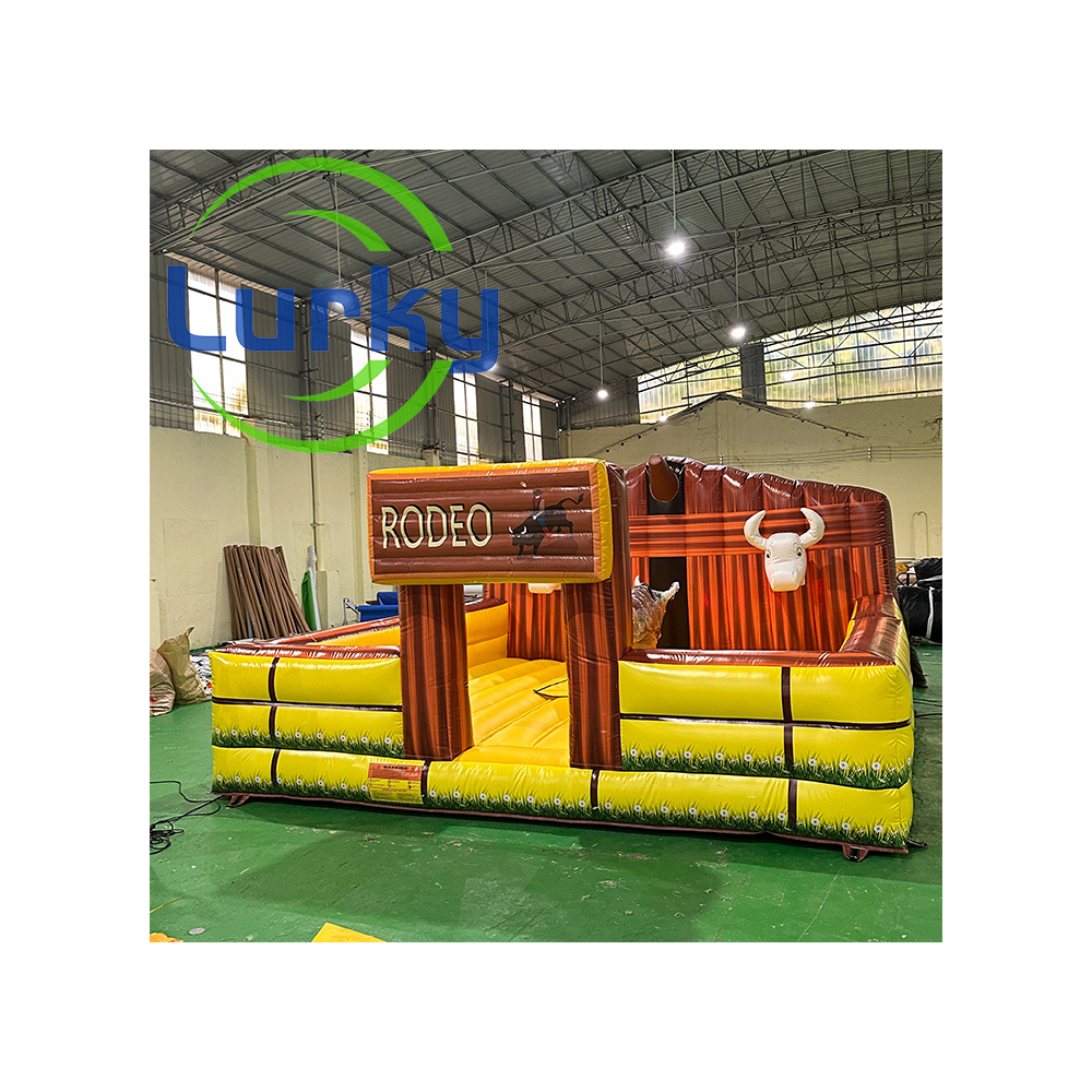 Party Bull Inflatable Games Challenge Commercial Advertising Bouncer Electric Bull For Sale