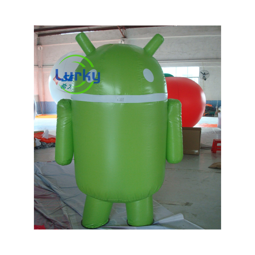 Customized Inflatable Cute Inflatable Walking Robot Model Costume For Inflatables Advertising