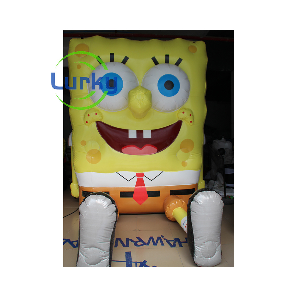 Inflatable Cartoon Characters Giant Advertising Inflatable Animal Cartoon Inflatable Spongebob For Decoration