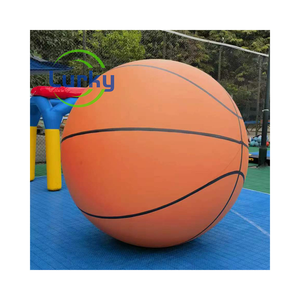 Custom Sport Games Kids Children Inflatable Toy Ball Inflatable Big Rubber Ball Pvc Basketball