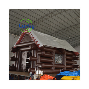 New Design Inflatable Log Cabin Inflatable Wooden House Inflatable House Tent For Sale