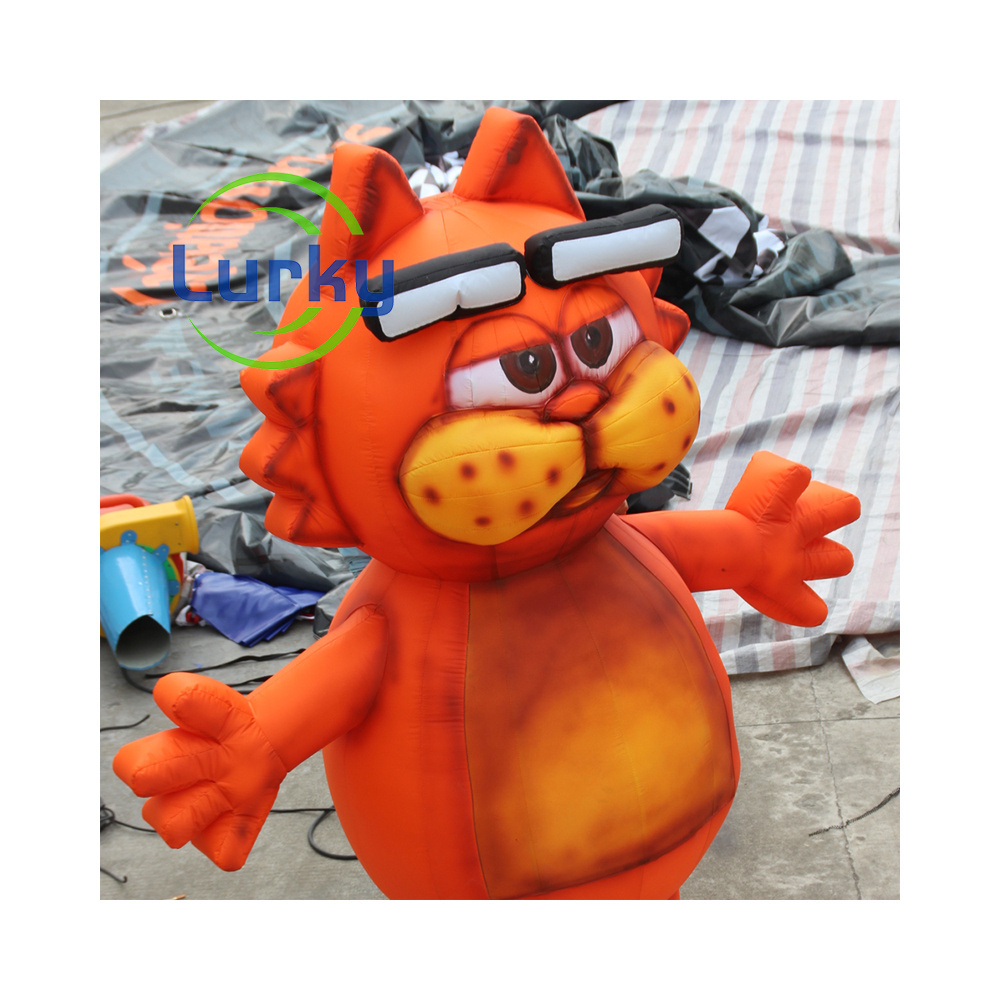 Inflatable Orange sad frog Cartoon Mascot Costume Decoration Inflatable Advertising Supplies Party Rental Equipment