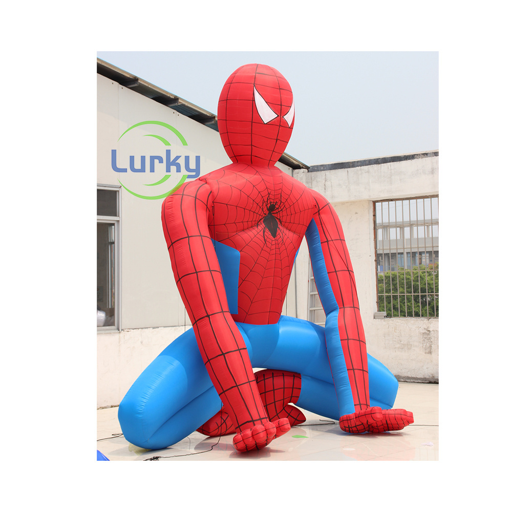 High Quality Model Air Cartoon Design Spiderman Advertising Inflatable Toy