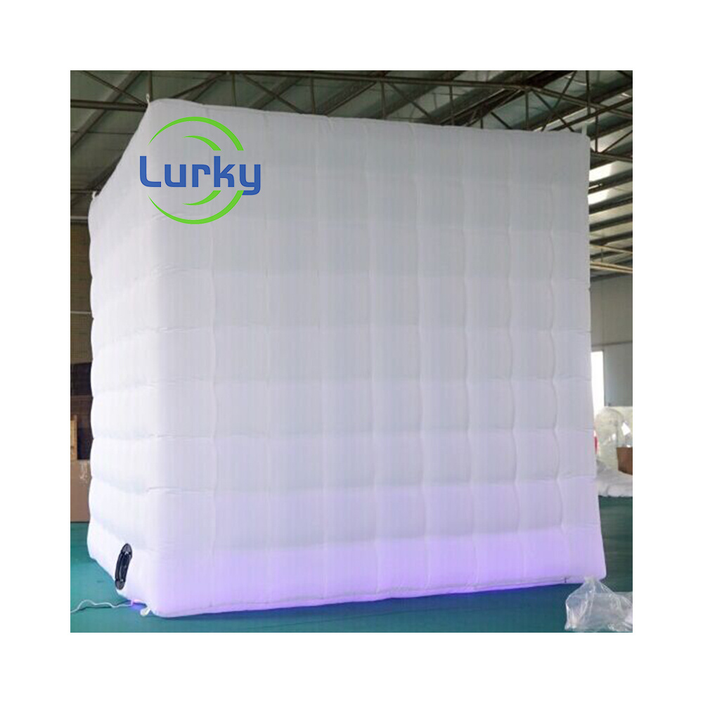 Disco Light Inflatable Nightclub Cube Tent Outdoor Blow Up Night Club Inflatable For Wedding Event