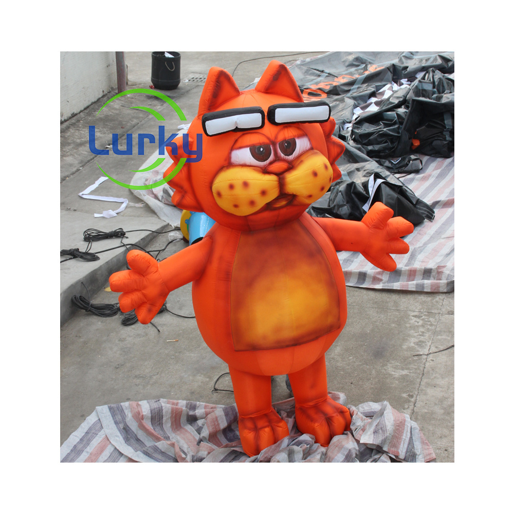 Inflatable Orange sad frog Cartoon Mascot Costume Decoration Inflatable Advertising Supplies Party Rental Equipment