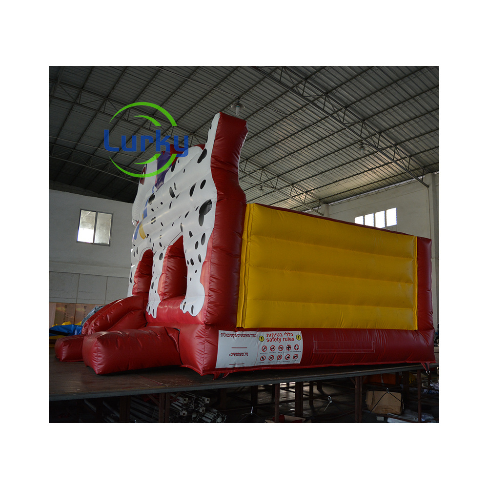 Mini Inflatable Dog Bounce House White Dog Bounce House Jumping Inflatable Dog Puppy Castle Castle for Kids