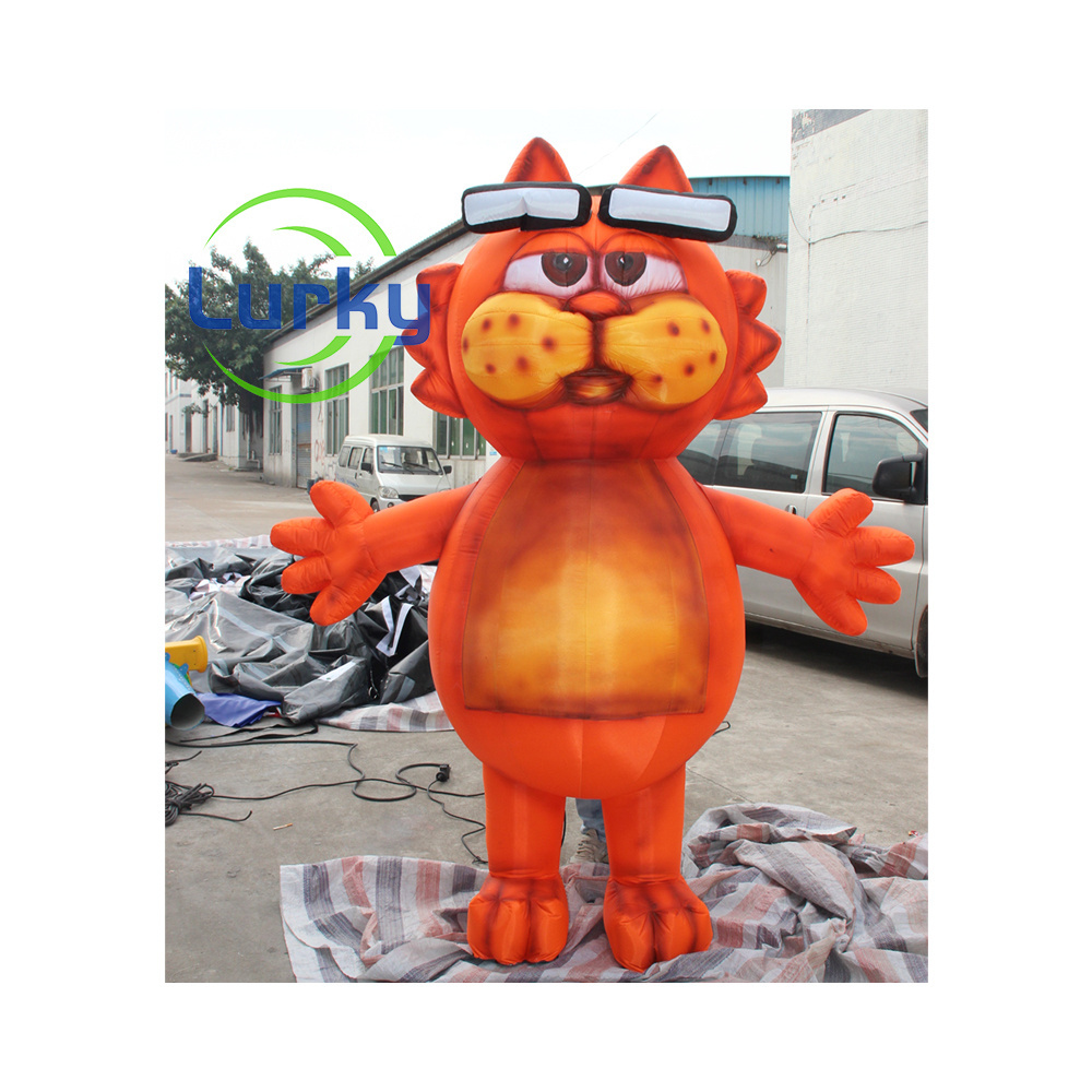 Inflatable Orange sad frog Cartoon Mascot Costume Decoration Inflatable Advertising Supplies Party Rental Equipment