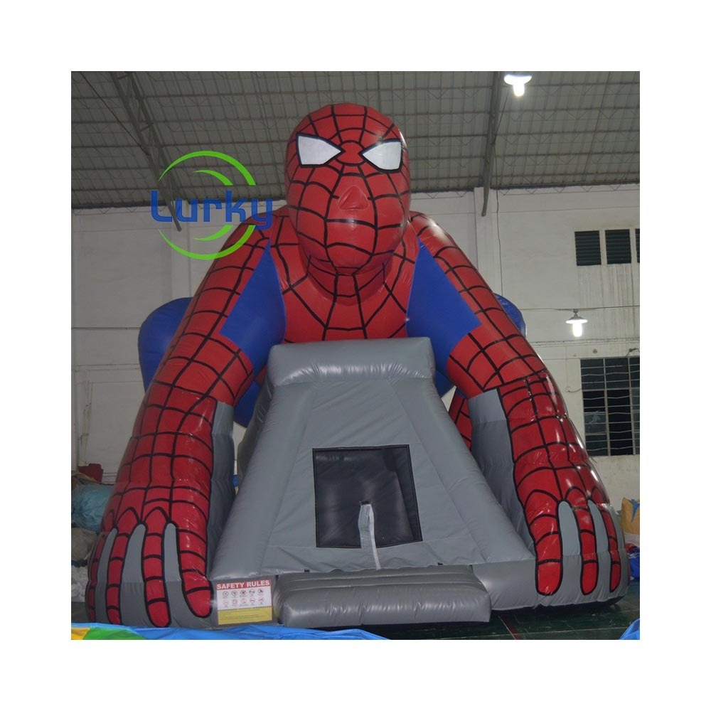 Commercial Inflatable Spiderman Spider Man Popular Playhouse Water Bouncy Bounce House inflatable Spiderman Spider Man Castle