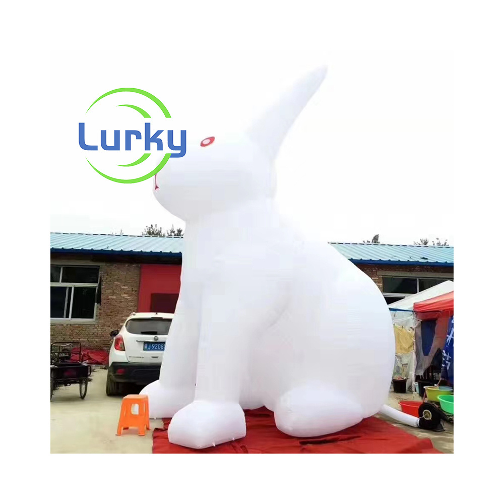 Customized Large Inflatable Animal Cartoon Giants Inflatable Rabbit Toys Balloon Festival Decoration