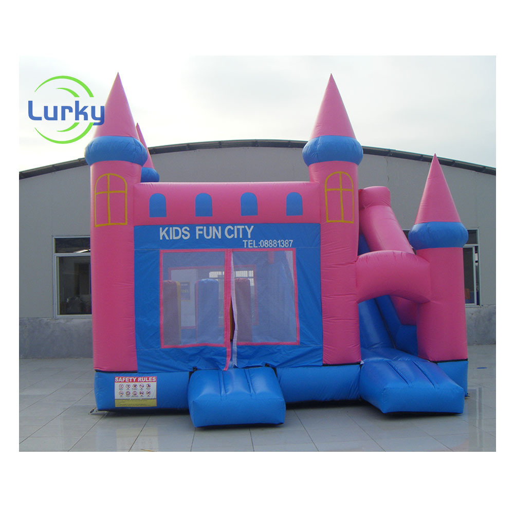 Kids Outdoor Jumper Inflatable Adult Bouncer PVC Traditional Castle Bounce House And Water Slide Party Rental With Blower