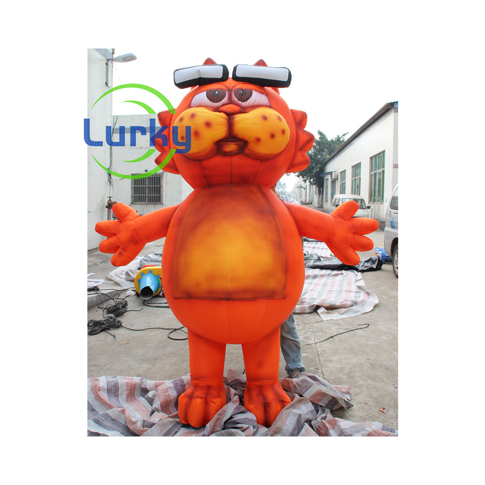 Inflatable Orange sad frog Cartoon Mascot Costume Decoration Inflatable Advertising Supplies Party Rental Equipment