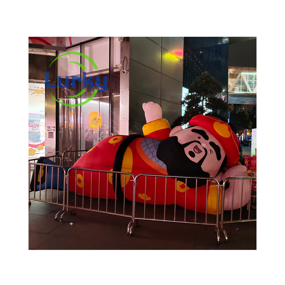 Advertising Inflatable Toy Big Model For Decoration Large Inflatable God of Wealth Ground Balloon