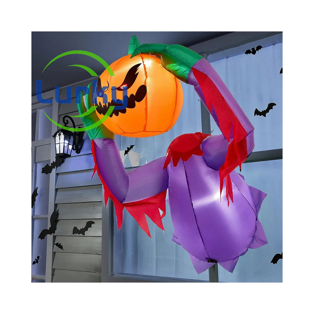 Halloween Inflatable Cartoon Character Car Decoration Festival Party Model Feature