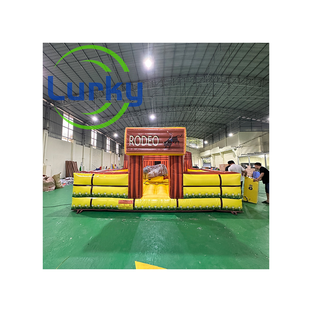 Party Bull Inflatable Games Challenge Commercial Advertising Bouncer Electric Bull For Sale