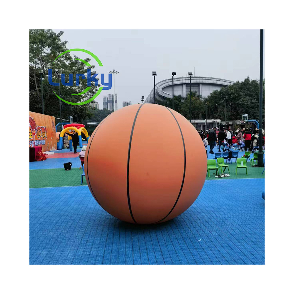 Custom Sport Games Kids Children Inflatable Toy Ball Inflatable Big Rubber Ball Pvc Basketball