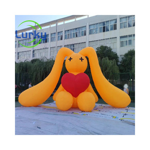 Commercial Pvc Airtight Inflatable Easter Decoration Inflatable Animals Giant Inflatable Rabbit