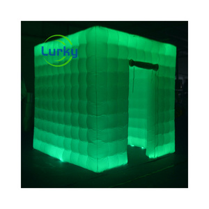 Disco Light Inflatable Nightclub Cube Tent Outdoor Blow Up Night Club Inflatable For Wedding Event