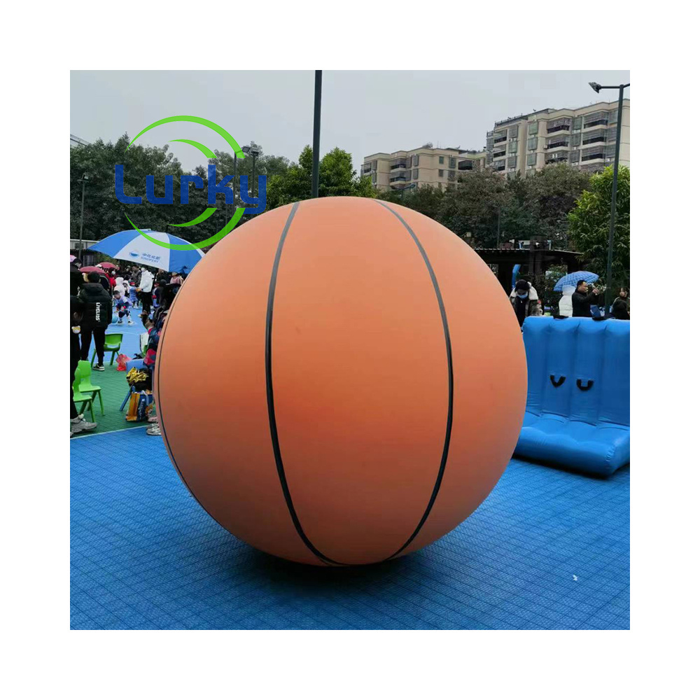 Custom Sport Games Kids Children Inflatable Toy Ball Inflatable Big Rubber Ball Pvc Basketball