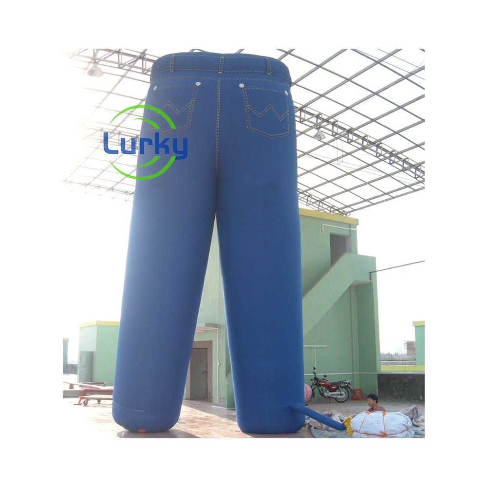 Outdoor Custom Advertising Event Decoration Inflatable Blue Jeans Inflatable Cartoon Pants for event