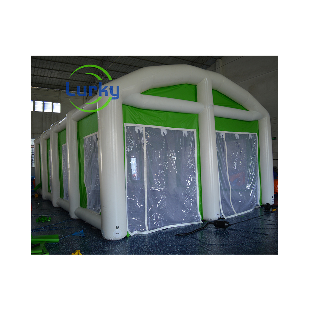 Top Quality Airtight Pvc Inflatable Spray Tent Backyard Inflatable Bar Tent Inflatable Car Wash Tent