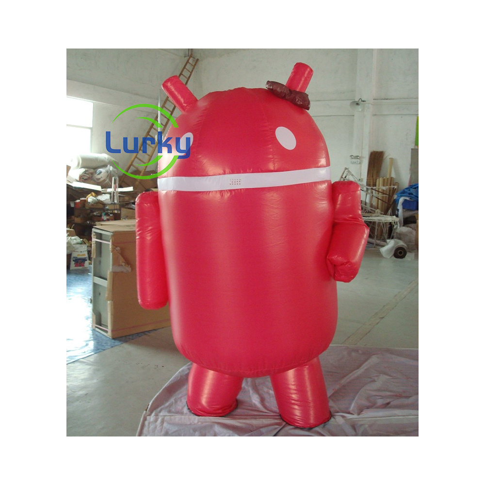 Customized Inflatable Cute Inflatable Walking Robot Model Costume For Inflatables Advertising