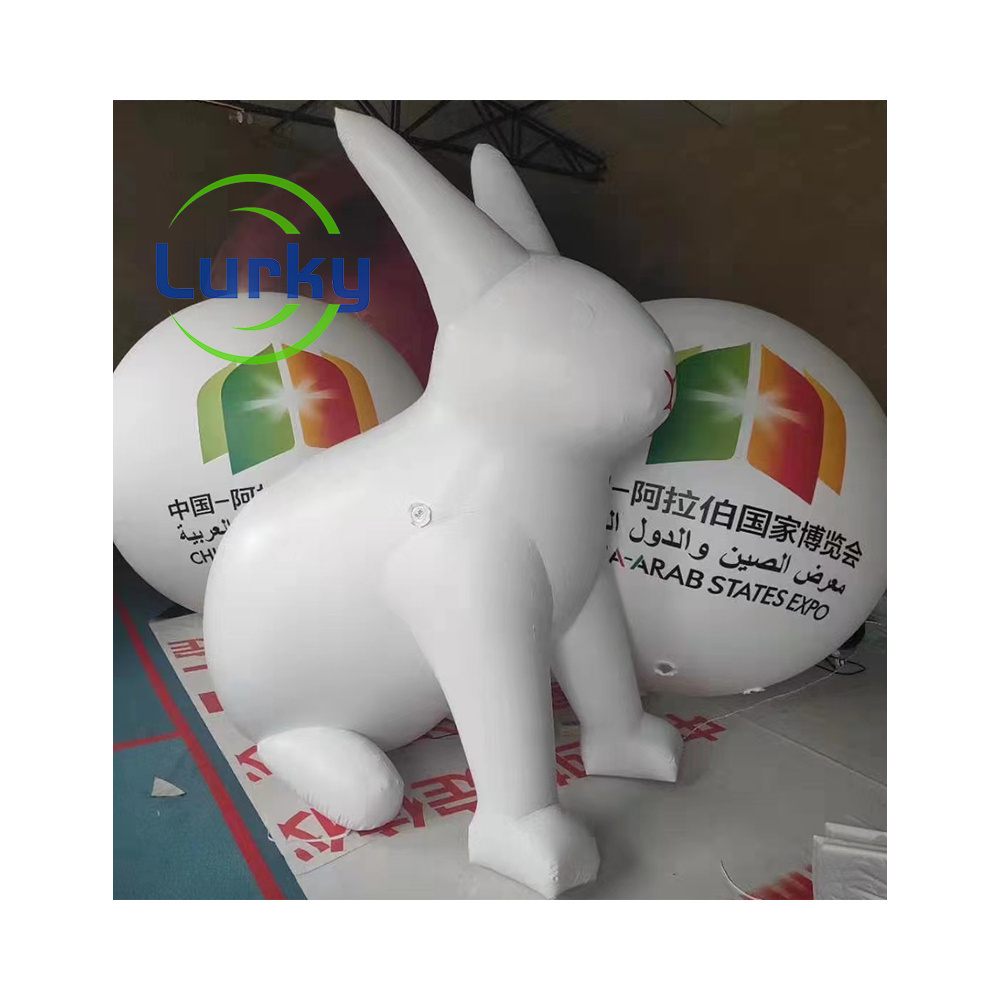 Customized Large Inflatable Animal Cartoon Giants Inflatable Rabbit Toys Balloon Festival Decoration