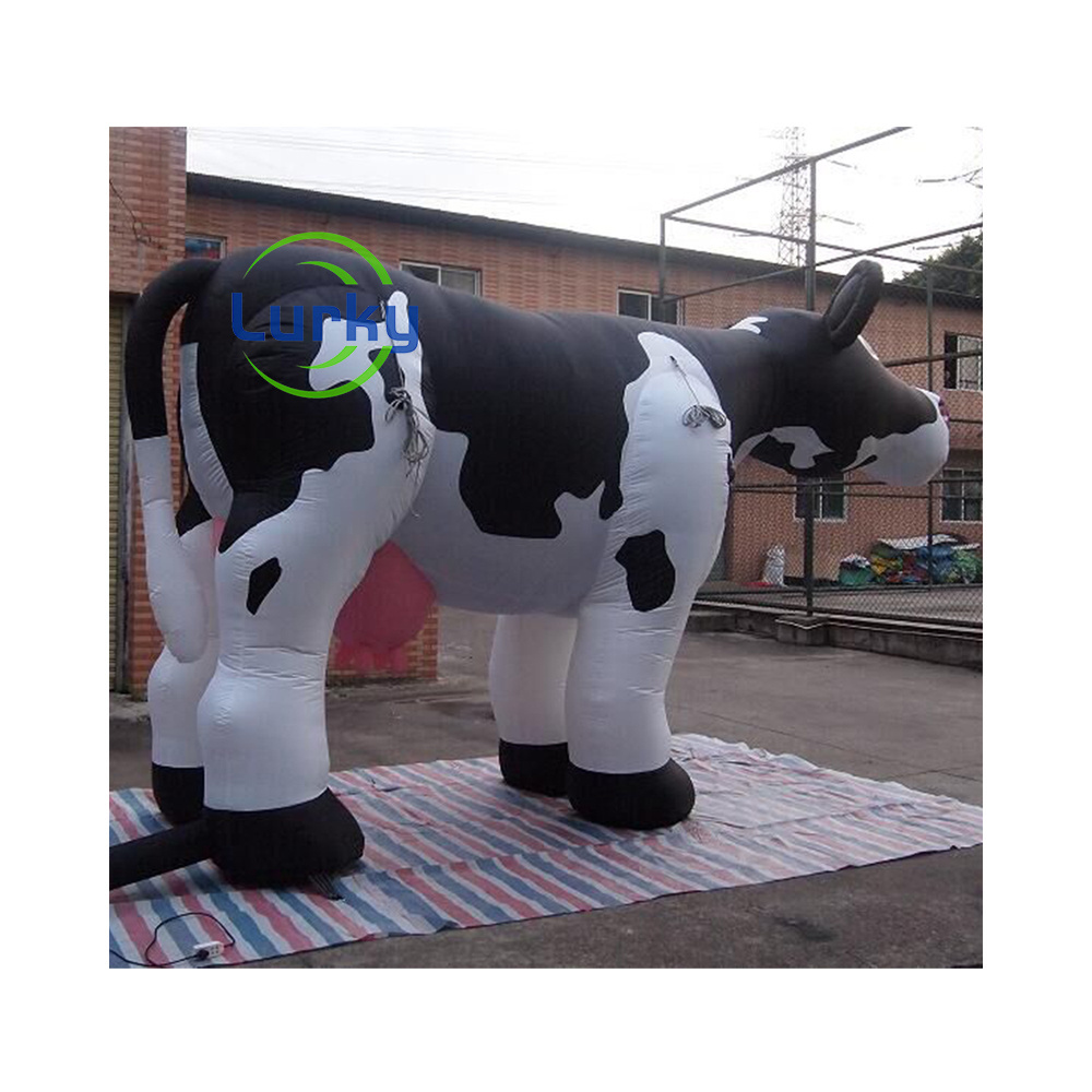 Custom Inflatable Cartoon Animal Toy Inflatable Cartoon Air Mold Giant Inflatable Cow Model