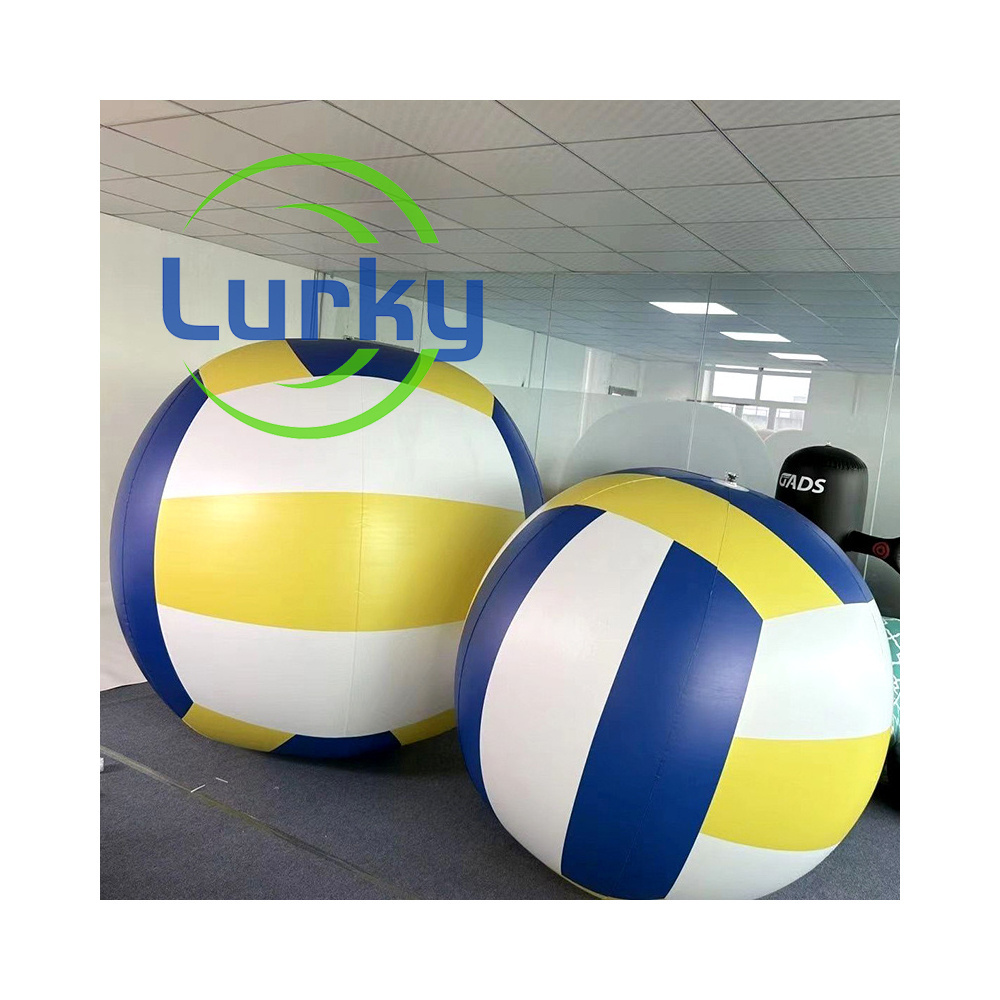 Various inflatable models for ball Giant Inflatable Basketball, Baseball, Volleyball, Beach Ball Sports Balloon with Printing