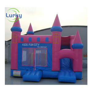 Kids Outdoor Jumper Inflatable Adult Bouncer PVC Traditional Castle Bounce House And Water Slide Party Rental With Blower