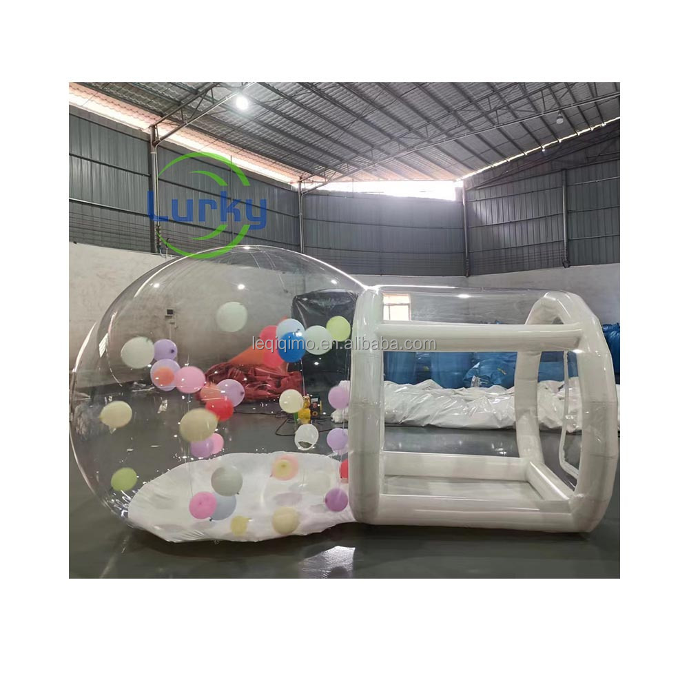 Kids Party Balloons Fun House Giant Transparent Inflatable Ball Transparent PVC Inflatable Water Running Ball