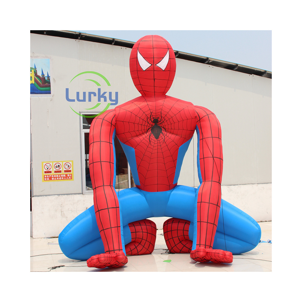 High Quality Model Air Cartoon Design Spiderman Advertising Inflatable Toy