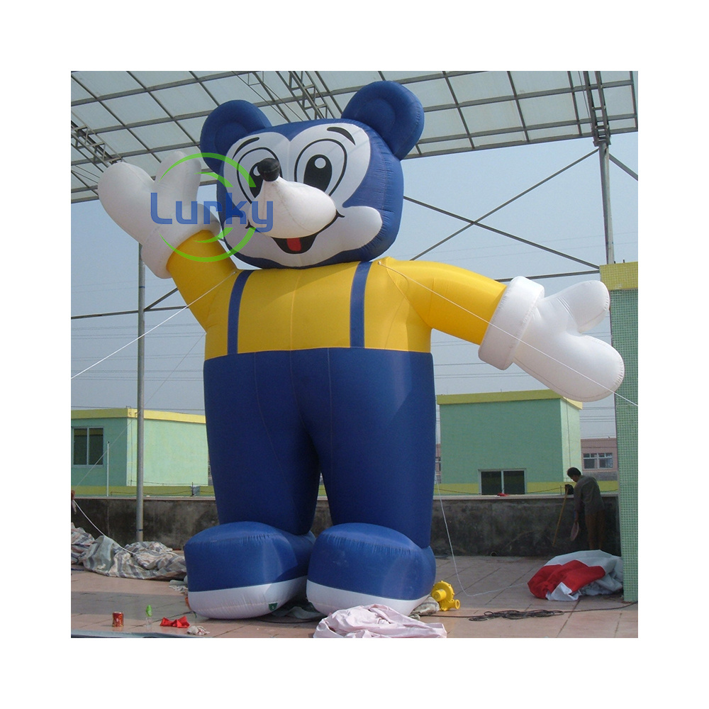 Custom Inflatable Cartoon Animal Toy Inflatable Cartoon Air Mold Giant Inflatable Cow Model