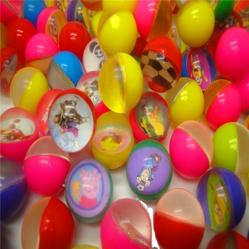 32mm bouncing ball Vending twisted egg machine 3.2cm high rubber bouncy balls