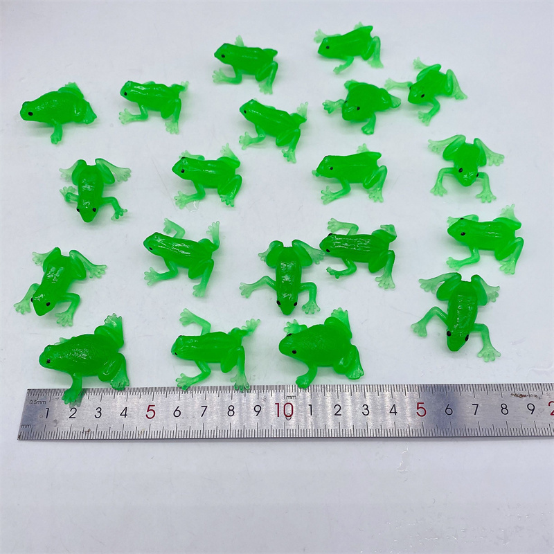 5cm Floating Water Rubber Simulation float frog toy Aquarium Kids Toy Decoration Bath funny toys