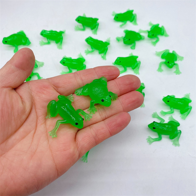 5cm Floating Water Rubber Simulation float frog toy Aquarium Kids Toy Decoration Bath funny toys