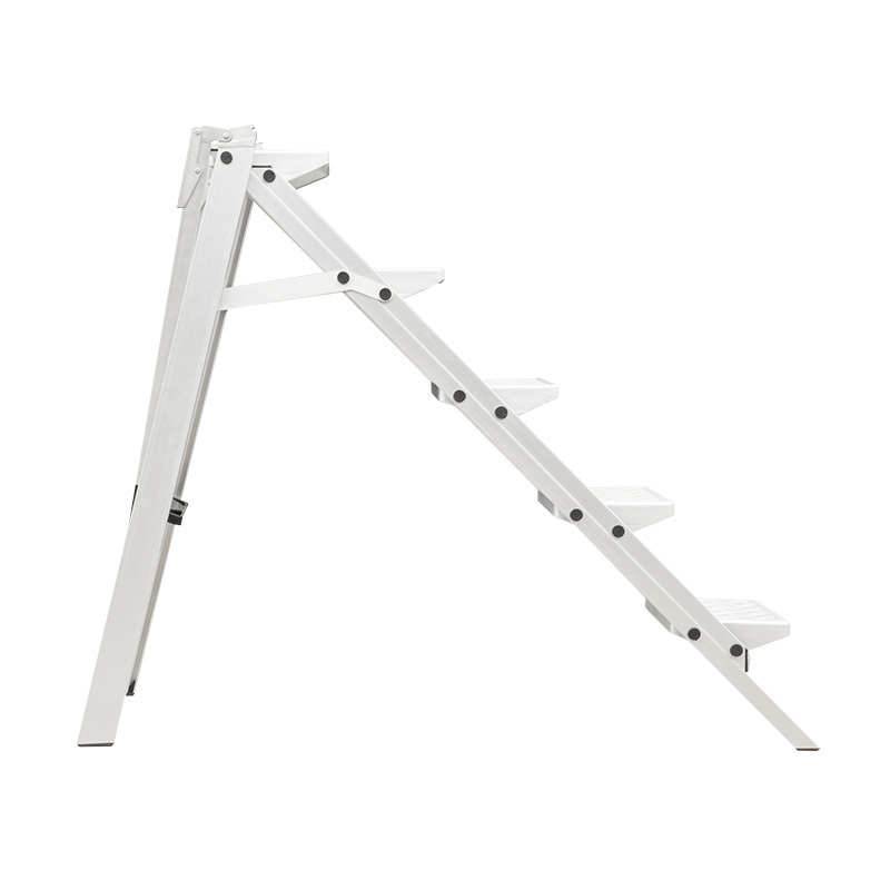 Aluminum Platform 2 Step Stool Folding Work Bench Stairs Heavy Duty Wide Pedal Lightweight Anti slip Collapsible Stool Ladder